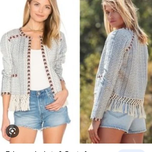 Anthropologie embroidered Tularosa jacket, small - Picture 6 of 8
